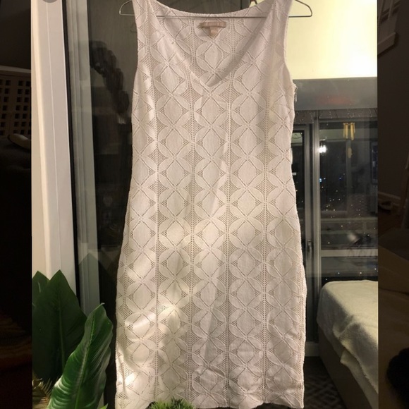 Banana Republic White Eyelet Dress - Picture 7 of 7